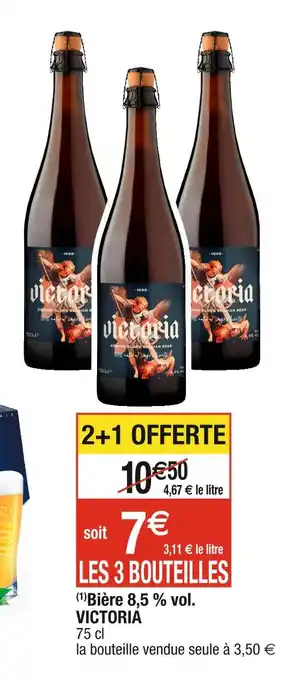 Victoria bière 8,5 % vol