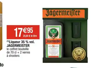 Cora x Carrefour Jagermeister liqueur 35 % vol offre
