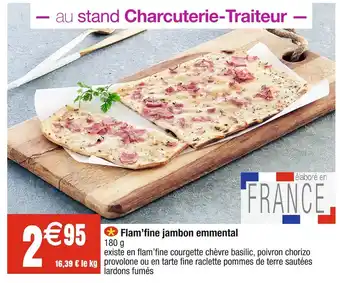 Cora x Carrefour Flam’fine jambon emmental offre