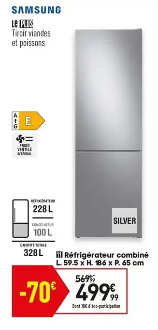 Conforama Réfrigérateur combiné offre