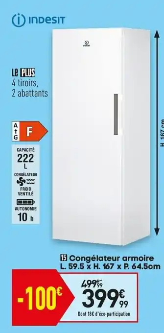 Conforama Congélateur armoire offre