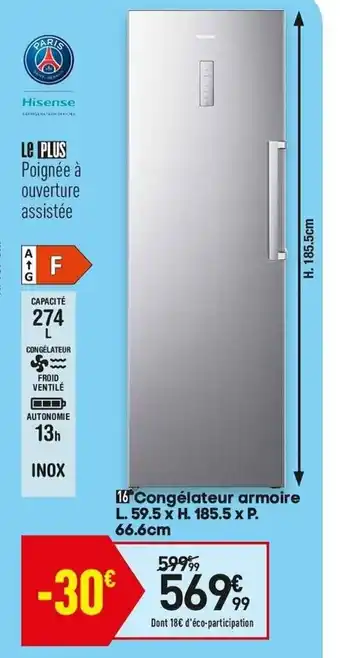 Congélateur armoire