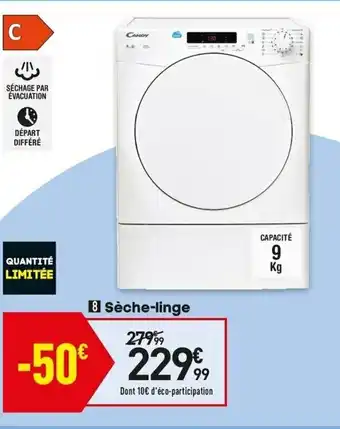 Conforama Sèche-linge offre