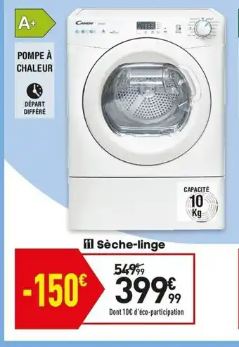 Conforama Sèche-linge offre