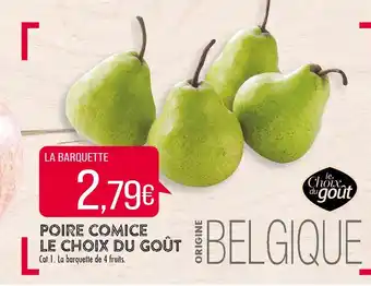 Match Le choix du goût poire comice offre
