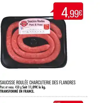 Match Charcuterie des flandres saucisse roulée offre
