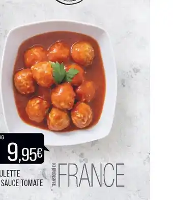 Match Boulette en sauce tomate offre