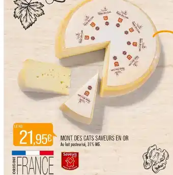 Match Saveurs en or mont des cats offre
