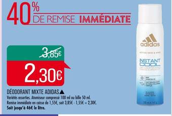 Promo Peignoir natation mixte adidas value ux chez Go Sport