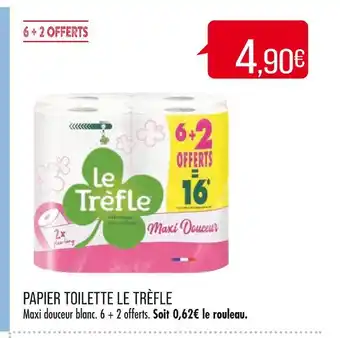 Match Le trèfle papier toilette offre