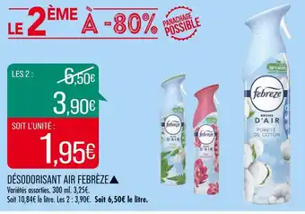 Match Febrèze désodorisant air ▲ offre