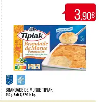 Match Tipiak brandade de morue offre