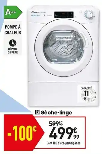Conforama Sèche-linge offre