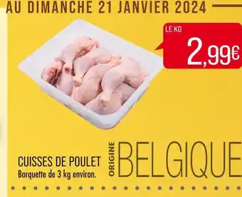 Match Cuisses de poulet offre