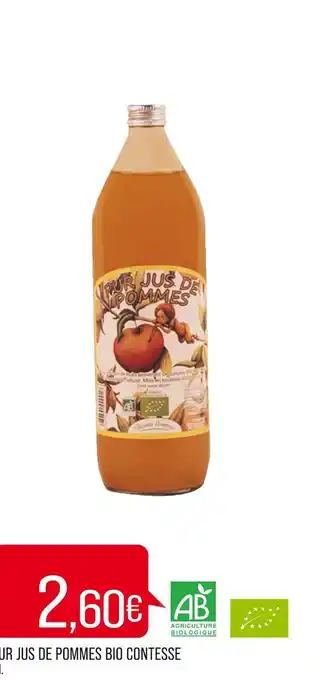 Match Pur jus de pommes bio contesse offre