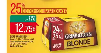 Match Grimbergen bière offre