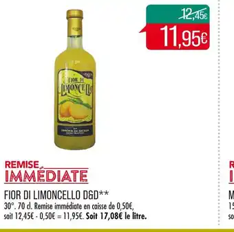 Match Fior di limoncello d&d offre