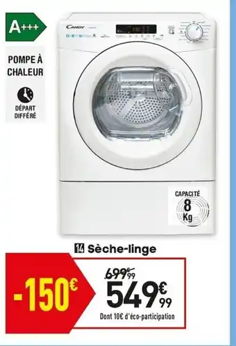 Conforama Sèche-linge offre