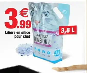 Bazarland Litière en silice pour chat offre
