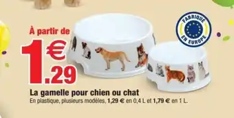 Bazarland La gamelle pour chien ou chat offre