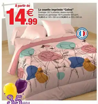 Bazarland La couette imprimée "Caline" offre