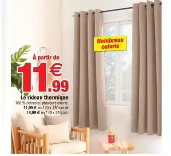 Bazarland Le rideau thermique offre