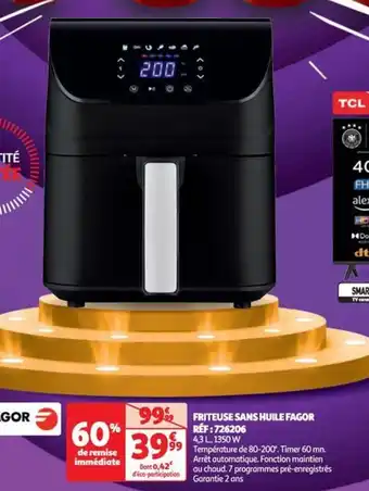 Auchan FRITEUSE SANS HUILE FAGOR offre