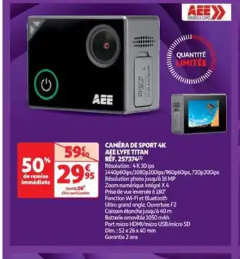 CAMÉRA DE SPORT 4K AEE LYFE TITAN