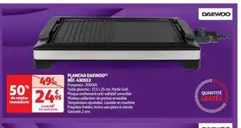 PLANCHA DAEWOO