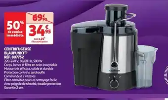 Auchan CENTRIFUGEUSE BLAUPUNKT offre