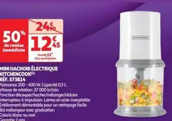 Auchan MINI HACHOIR ÉLECTRIQUE offre