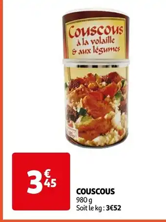 Auchan COUSCOUS offre