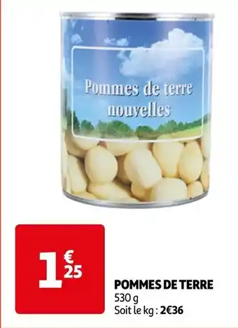 Auchan POMMES DE TERRE offre