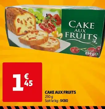 Auchan CAKE AUX FRUITS offre