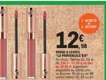 ROUGE A LEVRES LA PROVENCALE BIO