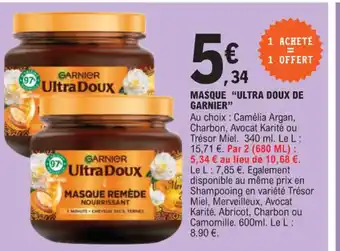 E.Leclerc MASQUE ULTRA DOUX DE GARNIER offre
