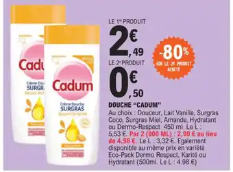 E.Leclerc DOUCHE CADUM offre