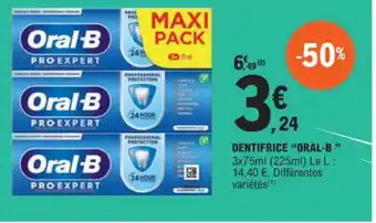 E.Leclerc DENTIFRICE ORAL-B offre