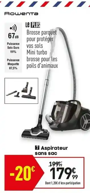Conforama Aspirateur sans sac offre