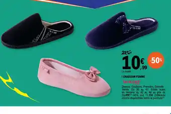 E.Leclerc I CHAUSSON FEMME offre