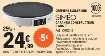 E.Leclerc CRÊPIÈRE ELECTRIQUE offre