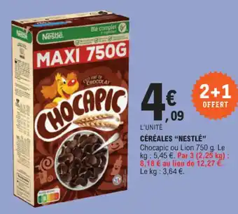 E.Leclerc CÉRÉALES "NESTLÉ" offre