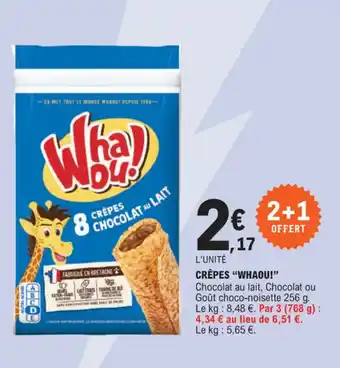E.Leclerc CRÊPES "WHAOU!" offre