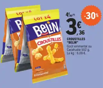E.Leclerc CROUSTILLES "BELIN" offre