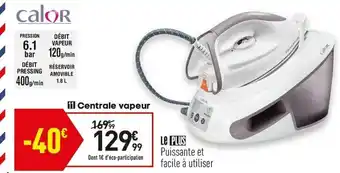 Conforama Centrale vapeur offre