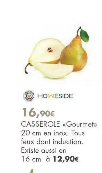 E.Leclerc Brico Casserole «gourmet» Homeside offre
