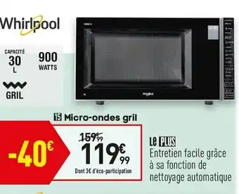Conforama Micro-ondes gril offre