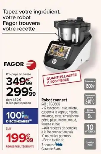 Carrefour Robot connect offre