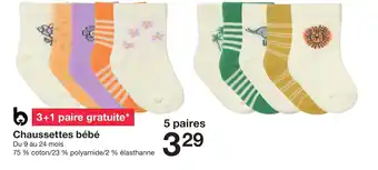 Zeeman Chaussettes bébé offre