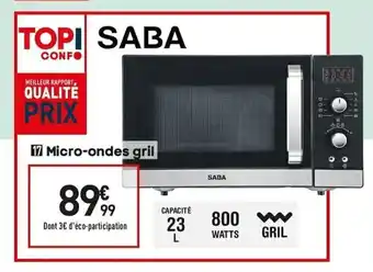 Conforama Micro-ondes gril offre